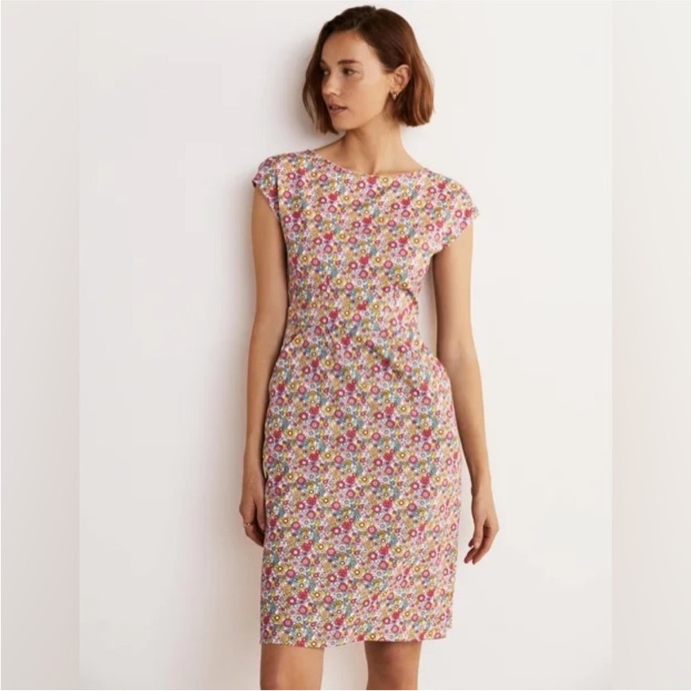 Boden Multicolor Floral Dress